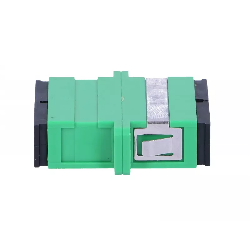 Extralink SC/APC Duplex Adapter, Single-mode, Green