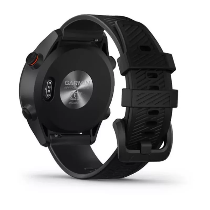 GPS golf watch GARMIN Approach S12 Black, 43 mm case, silicone band, 30 h GPS battery