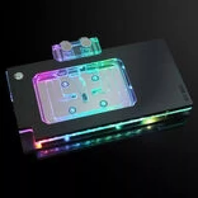 BitsPower NEBULA Astral RTX 5090 radiator ARGB acrylic, black