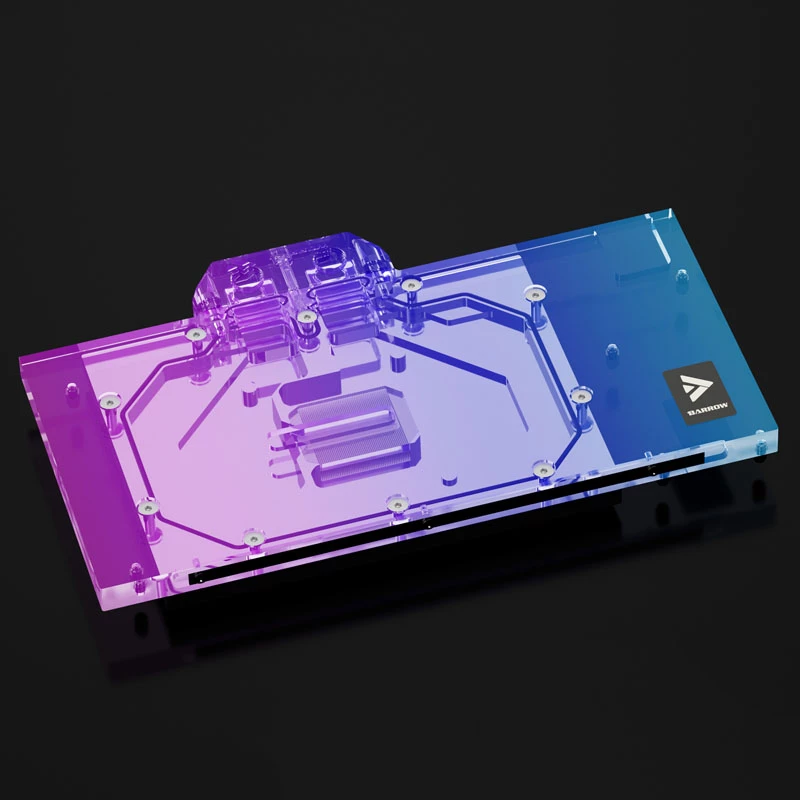 Barrow LRC2.0 MSI RTX 4080 Suprim/Trio Aurora, RGB, black - Acrylic
