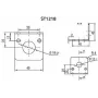 Mounting Holder Datalogic ST-1218, dimensions 40×40×40 mm
