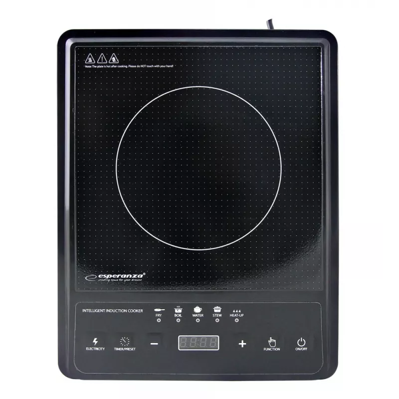 Esperanza EKH011 Hob Black Flat Surface Induction Hob 1 Fornello(i)