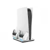 EgoGear SCC5-P5-WH, Ladesystem, PlayStation 5, White, Wired, 258 mm, 53 mm