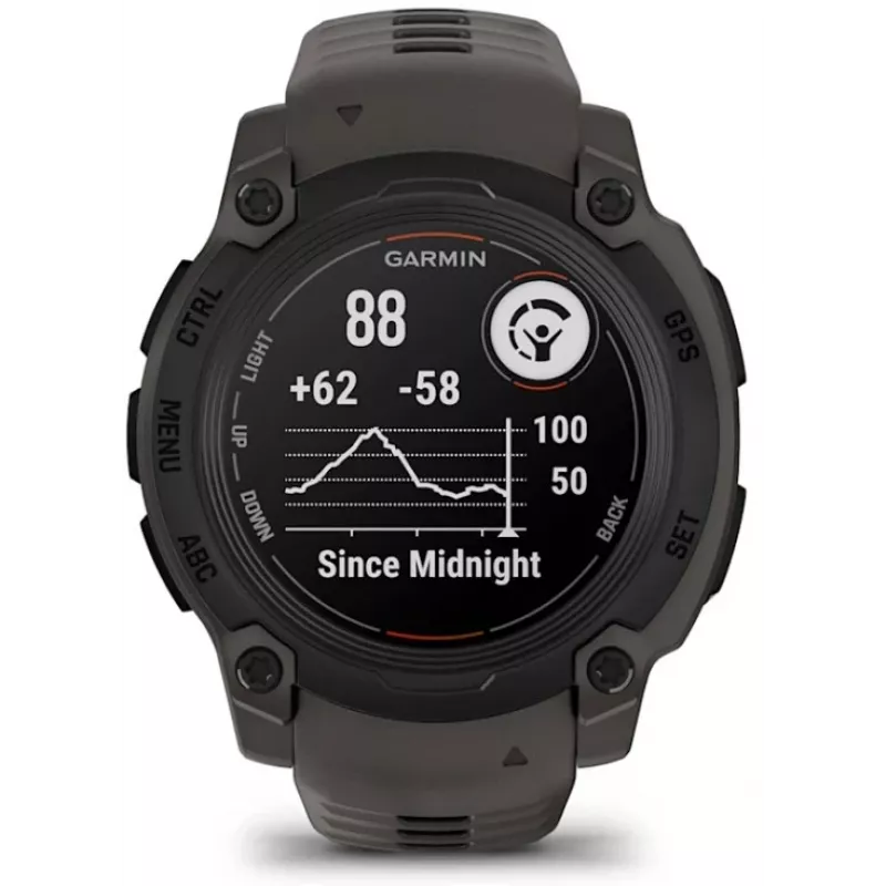 Garmin Instinct E 2.18 cm (0.86) MIP 40 mm Digital 166 x 166 pixels Black GPS (satellite)