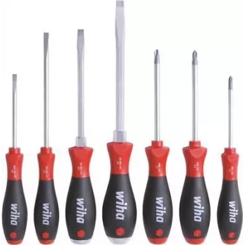 Screwdriver Set wiha 40585 — 7 pcs: PH1, PH2, PZ2, Slotted 4.5, 5.5, 6.5, 8 mm