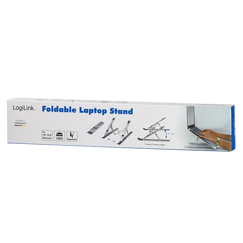 Laptop stand LogiLink AA0134 Silver 40.6 cm (16 inch)