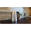 Electric kettle BLAUPUNKT EKS412 — 1.7 L stainless steel, 2200 W, water level indicator, 360° base
