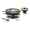 Unold 48726 raclette grill 8 person(s) 1300 W Black, Stainless steel