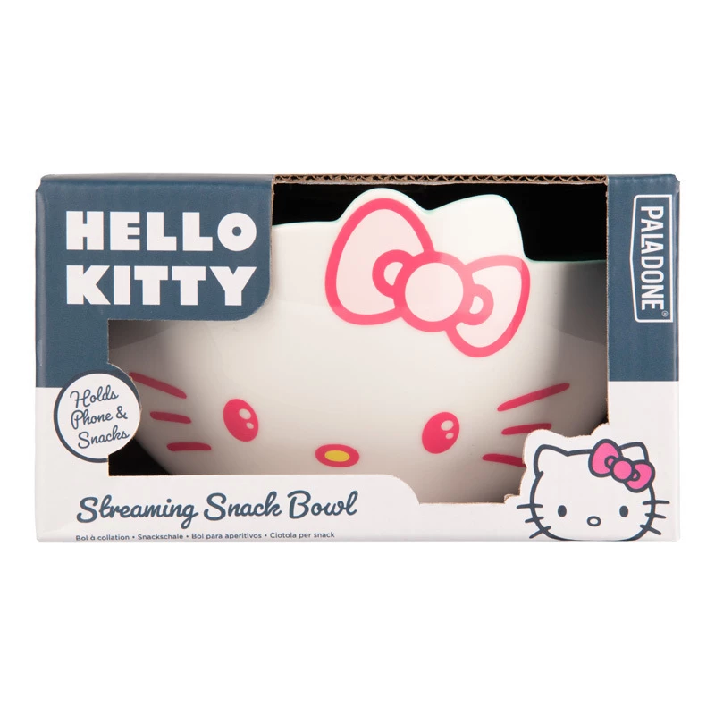 Paladone snack bowl Hello Kitty streaming design — ceramic, 800 ml capacity