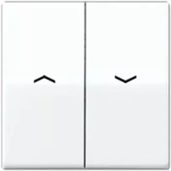 Wall-mounted switch socket frame JUNG AS 591-5 P WW, white, IP44, compatible with 4072.01 LED