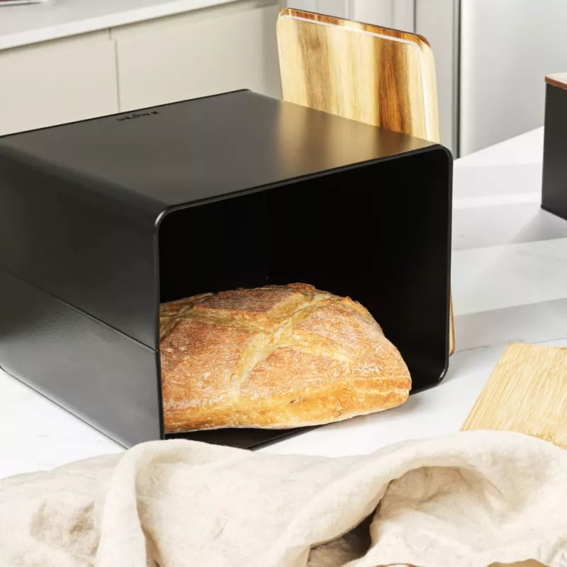 Bread Bin Set Salter BW129001EU7 Black 4-piece – storage containers for bread and baked goods