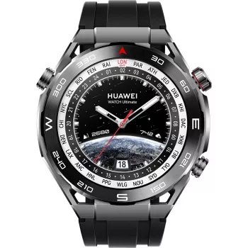Huawei Watch Ultimate - Smart Watch with Strap - Hydrogenated Nitrile Rubber (HNBR) - Wrist Size: 140-210 mm - Display 3.8 cm (1.5) - NFC, Bluetooth