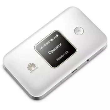 Portable tabletop router HUAWEI E5785-92C — Dual-band Wi‑Fi 5, LTE 4G, 1500 mAh battery, micro-USB, internal antenna