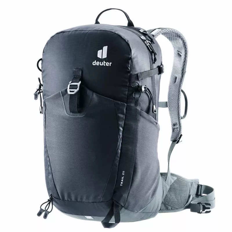 Backpack DEUTER Trail 25 — 25L hiking daypack, black-shale