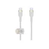 Belkin BOOSTCHARGE PRO Flex USB Cable 3 m USB 2.0 USB C White (CAB011BT3MWH)