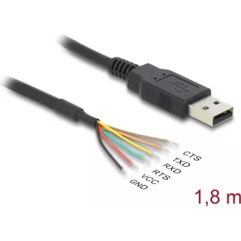 DeLOCK USB 2.0 to Serial UART LVTTL Converter 6 open wire 3.3V 1.8m