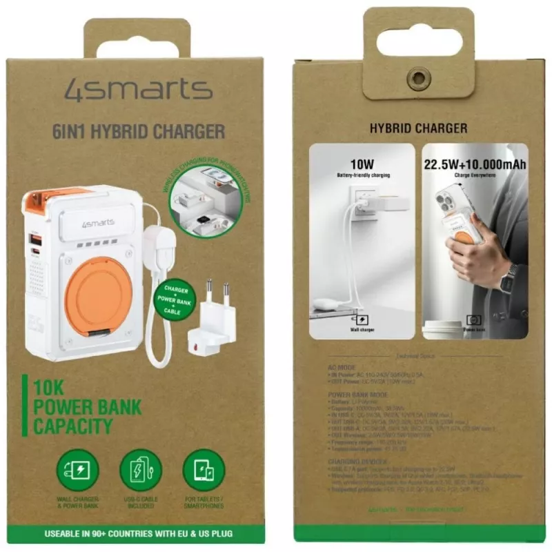 Portable Power Bank 4smarts 541384 10000 mAh