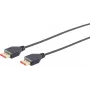 DisplayPort cable S/CONN 10-69025 1 m Black