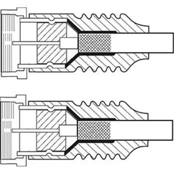 Goobay SAT Antenna Cable (class A, >85 dB), 2x Shielded, 2 m, White - F-Plug > F-Plug (fully Shielded) (66622)