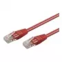 Wentronic Goobay CAT 5e Patch Cable, U/UTP, Red, 1 m - CCA Copper Mix (68344)