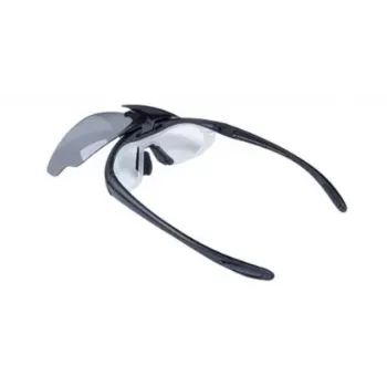 WOSPORT shooting glasses 3 replaceable visors, strap model 6055B