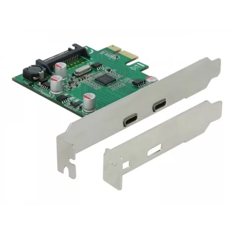 DeLOCK PCI Express x1 Card to 2 x USB Type-C™ female