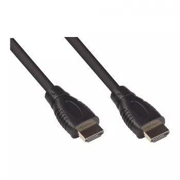 Connection Cable HDMI 2.0b, 4K / UHD @60Hz, 18 Gbit/s, Gold-Plated Contacts, black, 0,5m, Good Connec (4520-005)