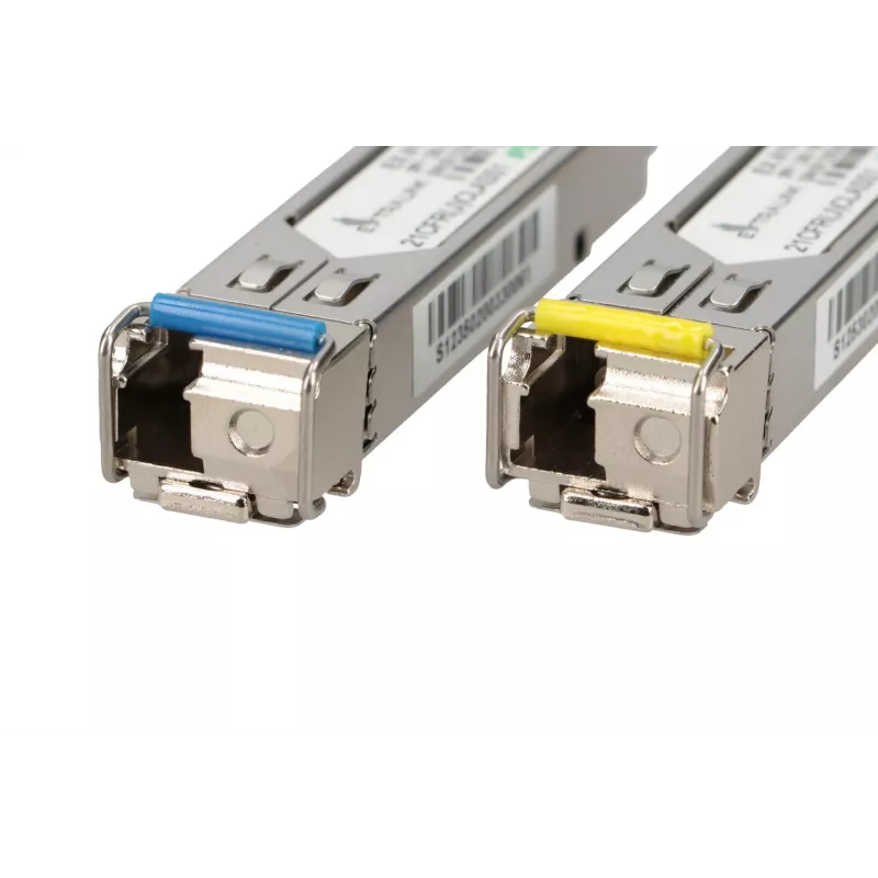 SFP WDM Module pair Extralink 1.25G 1310/1550nm single‑mode 3km LC DOM