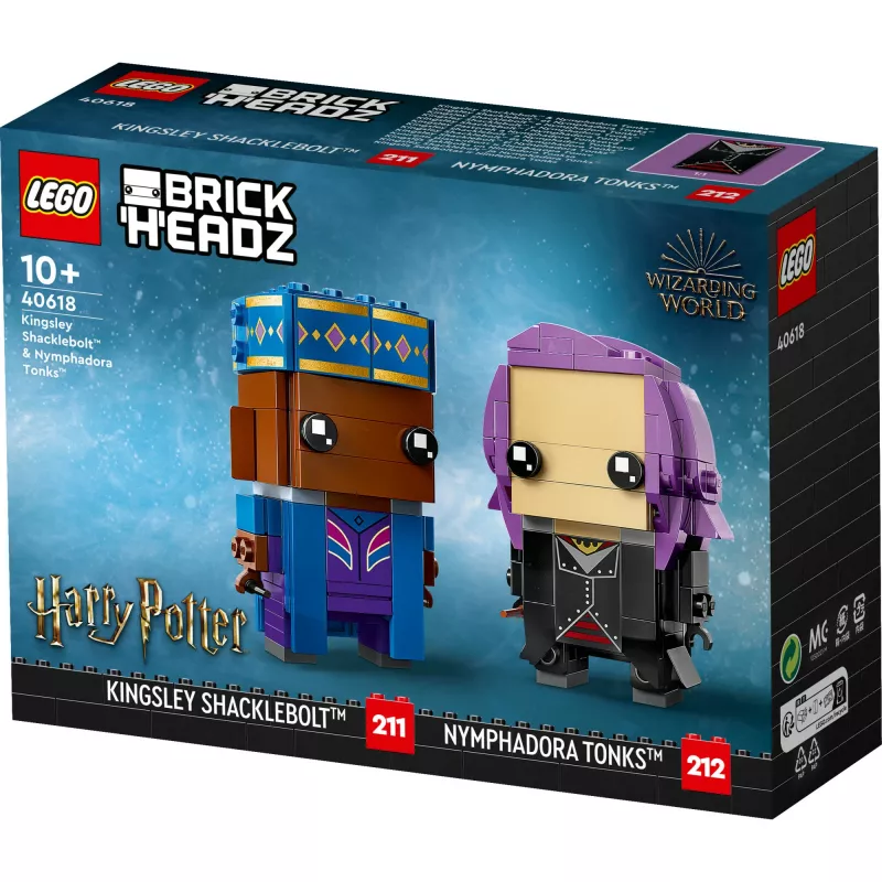 Lego Brickheadz Harry Potter 40618 Kingsley Shacklebolt And Nimfadora Tonks
