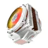 Processor cooler Darkflash E400 PLUS (white) — active air cooling for CPU, tower design, single-fan configuration