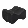 Orthopedic Knee Pillow ActionMed PO500AM — contoured leg alignment support, washable cover, black