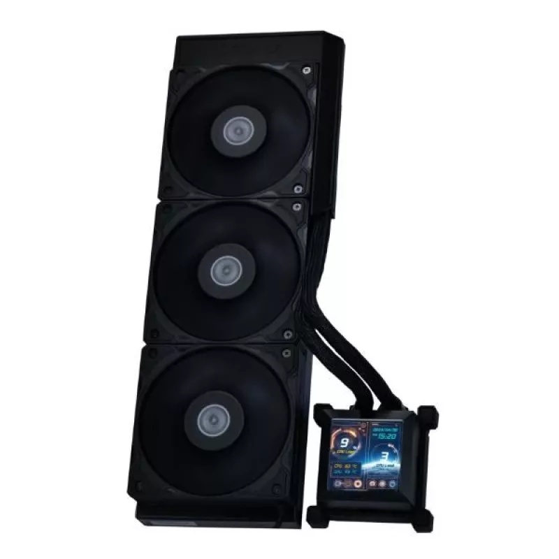 All-in-one liquid cooler Lian Li HydroShift LCD 360S 12 cm Black