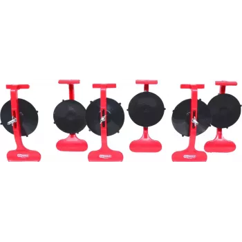 Mounting suction cup set KS TOOLS 140.1020, 6-piece, Ø 85 mm