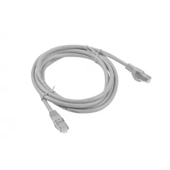 Network cable LANBERG PCF6-10CC-0100-S Cat6 F/UTP RJ-45 to RJ-45 1 m Grey