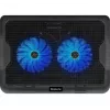 Notebook cooling pad DEFENDER NS-503 for 43.2 cm (17 inch) laptops, 2 fans, USB powered, black