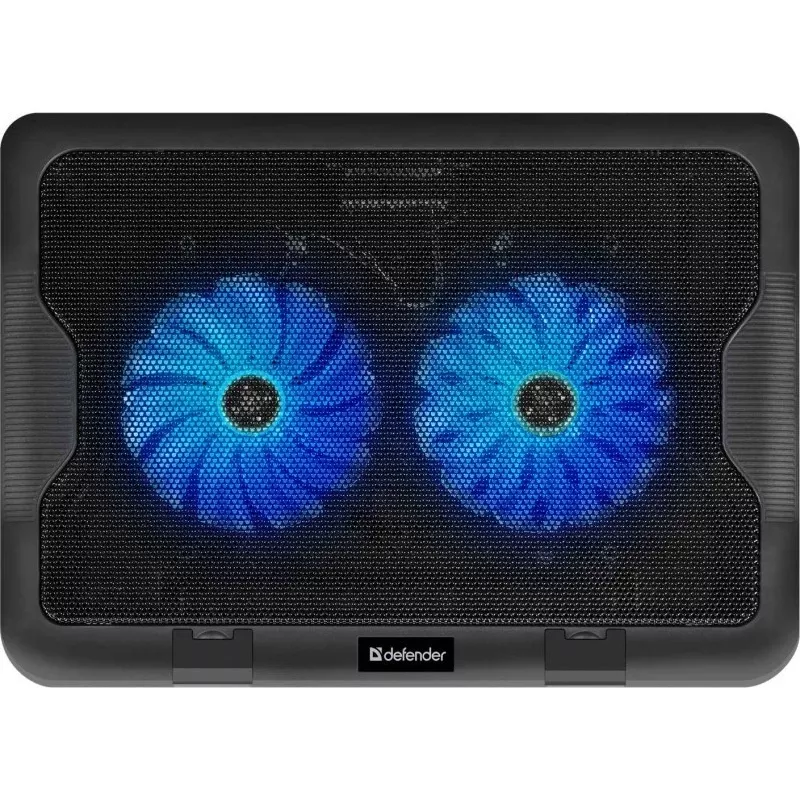 Notebook cooling pad DEFENDER NS-503 for 43.2 cm (17 inch) laptops, 2 fans, USB powered, black