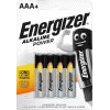 ENERGIZER BATTERY ALKALINE POWER AAA LR03 4 PIECES