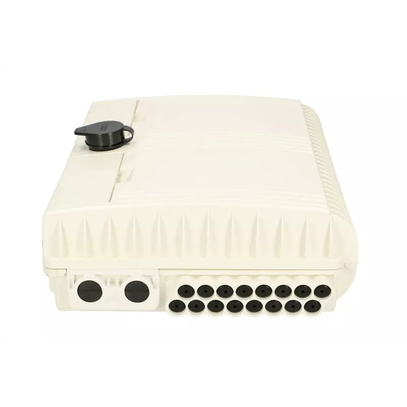 Extralink Elena Fiber Optic Splice Enclosure, 16 Splices, White