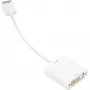 DisplayPort to DVI adapter cable Sharkoon 0.15 m white — DisplayPort 1.2 to DVI
