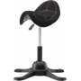 UP UP Toronto Ergonomic Balance Stool Black Fabric with Longer Gas Lift