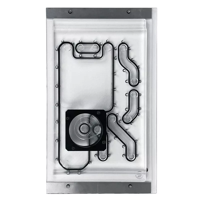 Front plate Stealkey Customs for Lian Li O11D Mini MK2 — white (SW10011.1)