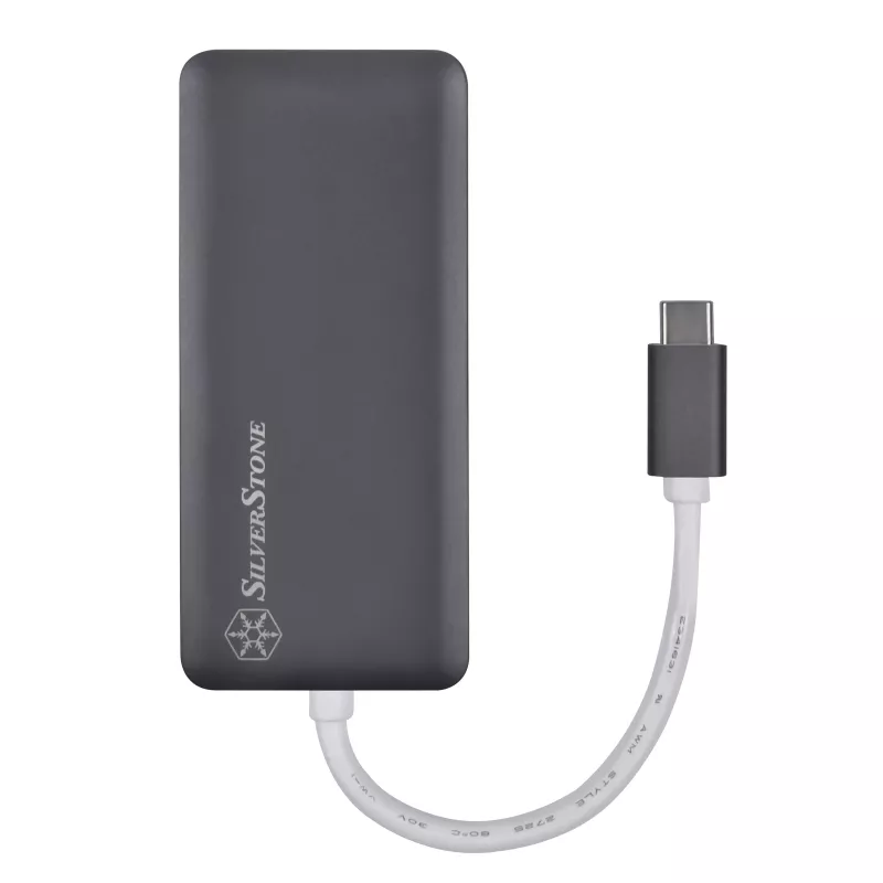 SilverStone SST-EP14C - USB 3.1 Type-C Gen1 auf HDMI, 3x USB 3.1 Gen 1 Type-A, 1x USB 3.1 Gen 1 Type-C (PD 2.0 charging) (SST-EP14C)