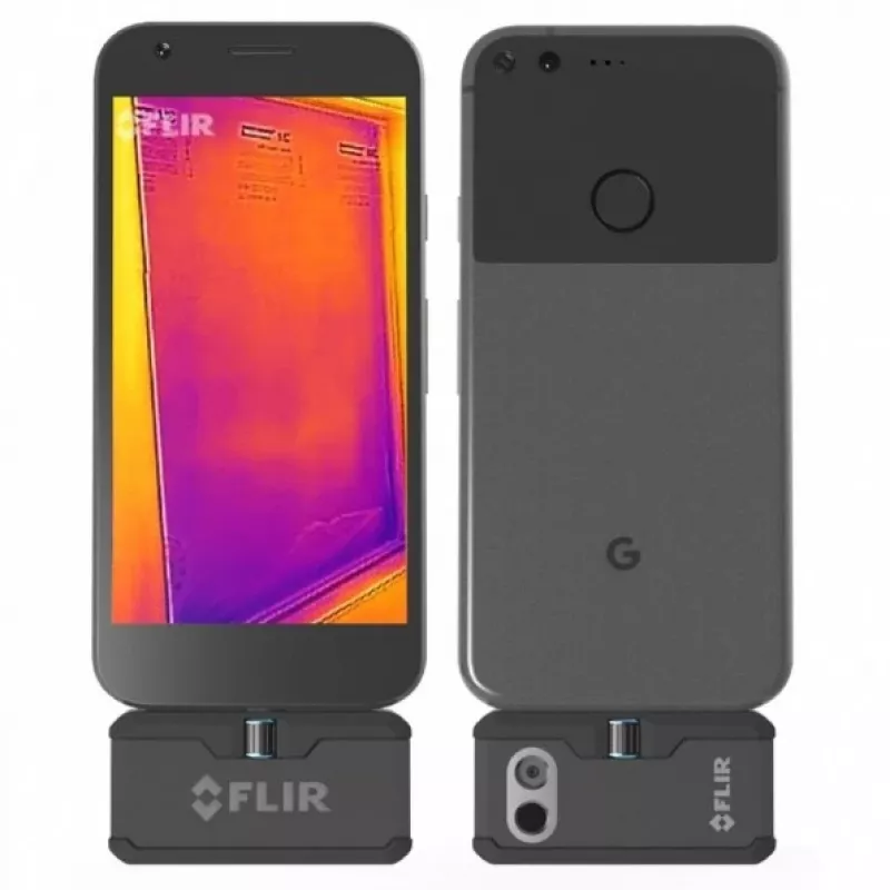 Thermal camera FLIR ONE Pro Android USB-C — FLIR, model FP3AC, 8.7 Hz, NETD 150 mK, 8–14 µm, fixed focus, USB-C