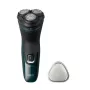 Electric Rotary Shaver Philips 3000X Series X3002/00 – 3-head Wet & Dry Cordless Shaver, NiMH battery, 40 min runtime