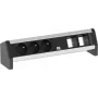 Bachmann DESK 1 power extension 3 AC outlets Indoor Black