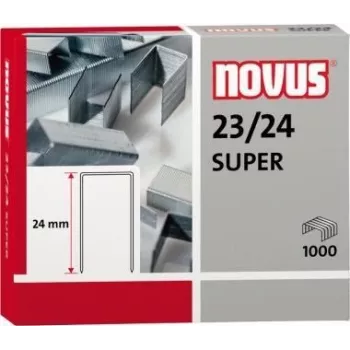Staples NOVUS 23/24, strip of 1,000 staples for compatible staplers