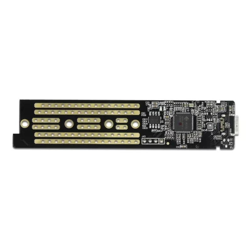 SSD enclosure DeLOCK 42620 External Enclosure for M.2 NVME PCIe SSD with USB Type-C female transparent