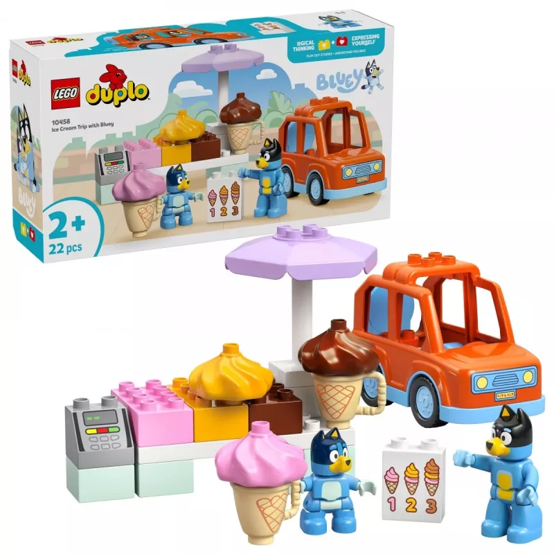 LEGO BLUEY 10458 Ice Cream Trip with Bluey