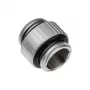 Fitting EK Water Blocks Brass Satin Steel Titanium 7mm Height 1.65cm Diameter