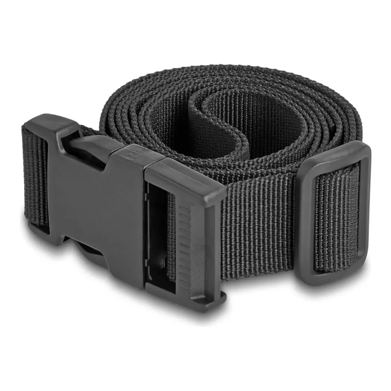 DeLOCK Luggage Strap adjustable 1.5 m black 2 pcs